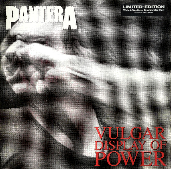 Pantera : Vulgar Display Of Power (LP, Album, Ltd, RE, Whi)