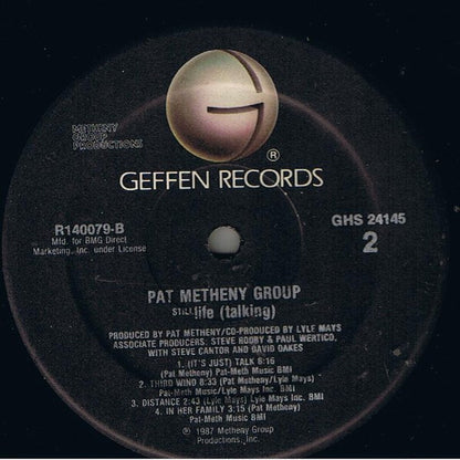 Pat Metheny Group : Still Life (Talking) (LP, Album, Club, BMG)