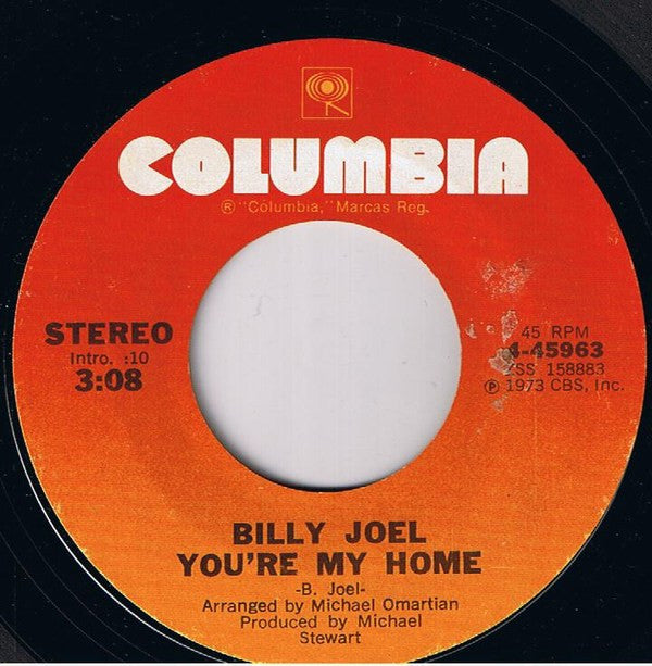 Billy Joel : Piano Man (7", Single, Styrene)