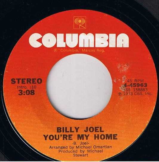 Billy Joel : Piano Man (7", Single, Styrene)