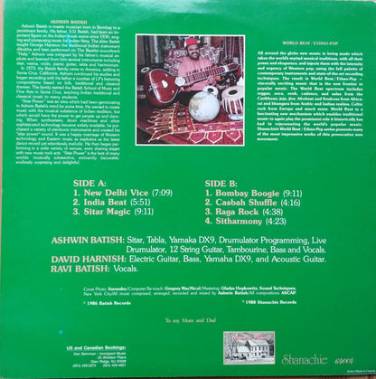 Ashwin Batish : Sitar Power (LP, Album, RE)