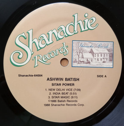 Ashwin Batish : Sitar Power (LP, Album, RE)