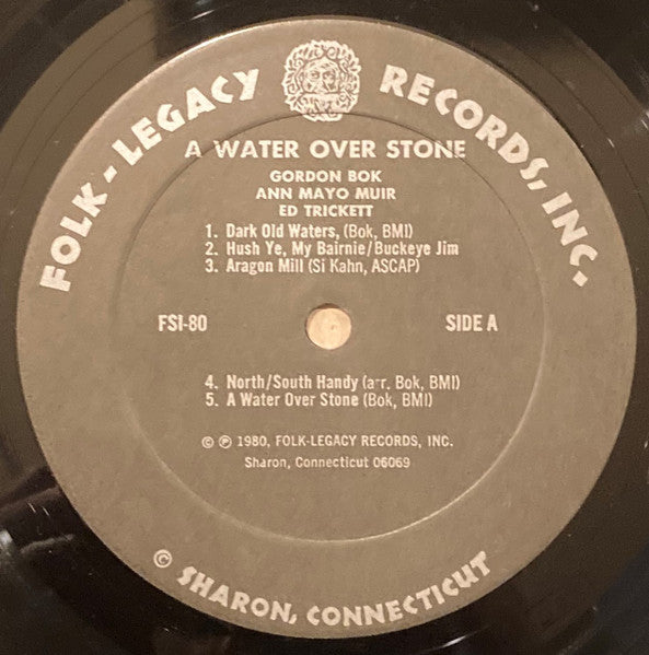 Gordon Bok, Ann Mayo Muir, Ed Trickett : A Water Over Stone (LP, Album)