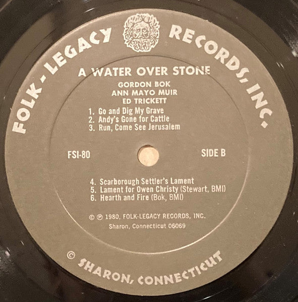 Gordon Bok, Ann Mayo Muir, Ed Trickett : A Water Over Stone (LP, Album)