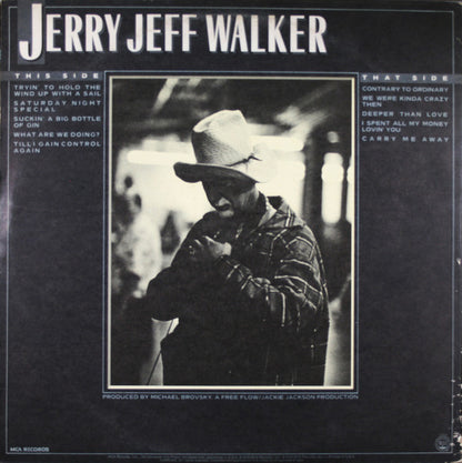 Jerry Jeff* : Contrary To Ordinary (LP, Album, Pin)