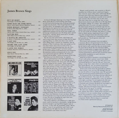 James Brown : Sings Out Of Sight (LP, Album, RE)