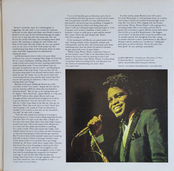 James Brown : Sings Out Of Sight (LP, Album, RE)