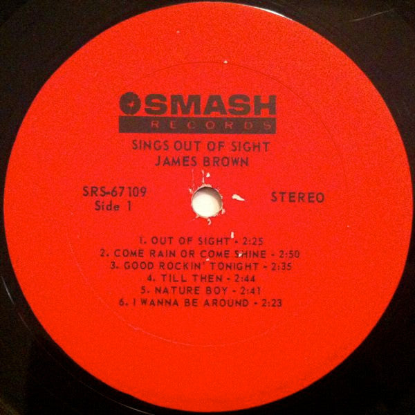 James Brown : Sings Out Of Sight (LP, Album, RE)