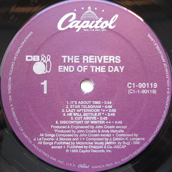 The Reivers : End Of The Day (LP, Album)