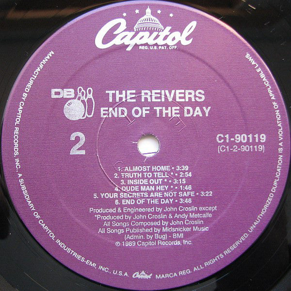 The Reivers : End Of The Day (LP, Album)