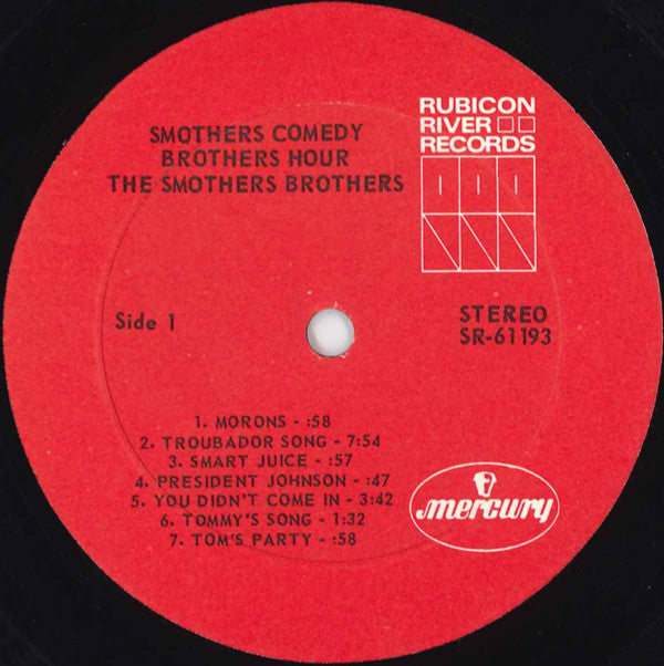 The Smothers Brothers* : Smothers Comedy Brothers Hour (LP, Album, Mer)