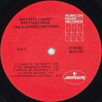 The Smothers Brothers* : Smothers Comedy Brothers Hour (LP, Album, Mer)