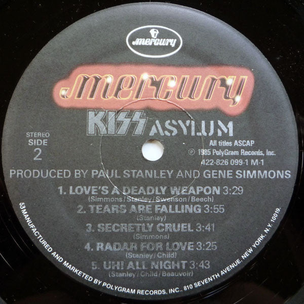 Kiss : Asylum (LP, Album)