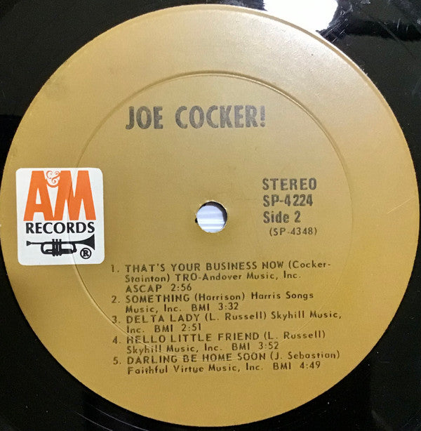 Joe Cocker : Joe Cocker! (LP, Album, Pit)
