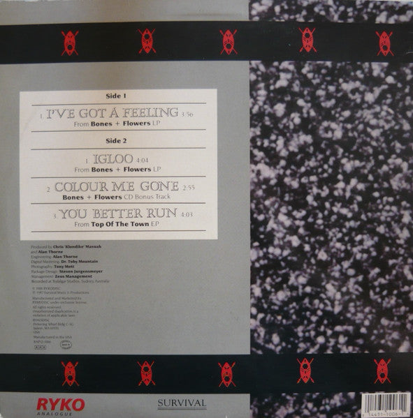 The Screaming Tribesmen : I've Got A Feeling (12", Single)