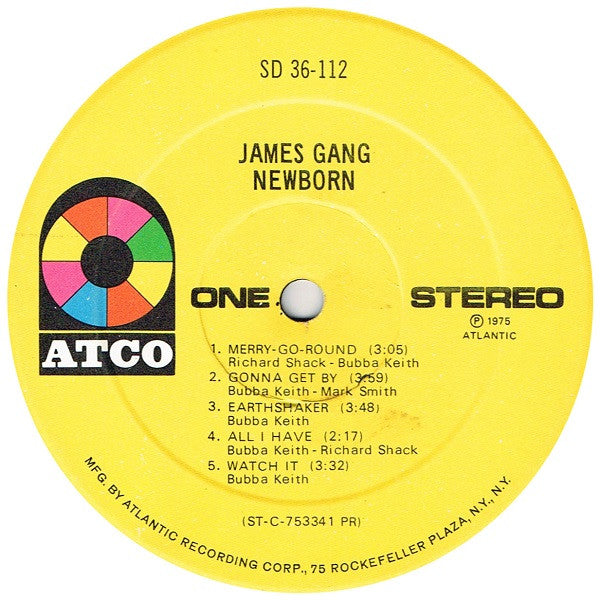 James Gang : Newborn (LP, Album, PR )