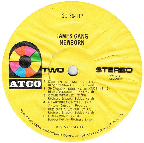 James Gang : Newborn (LP, Album, PR )