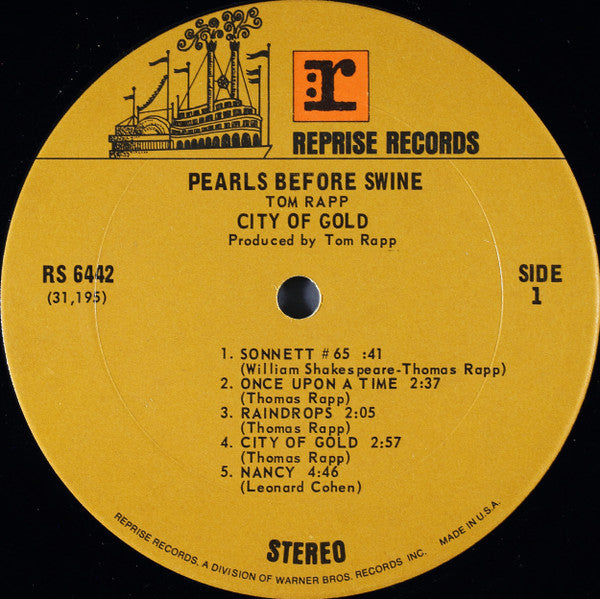 Thos. Rapp*, Pearls Before Swine : City Of Gold (LP, Album)
