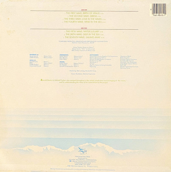 Suzanne Ciani : Seven Waves (LP, Album)