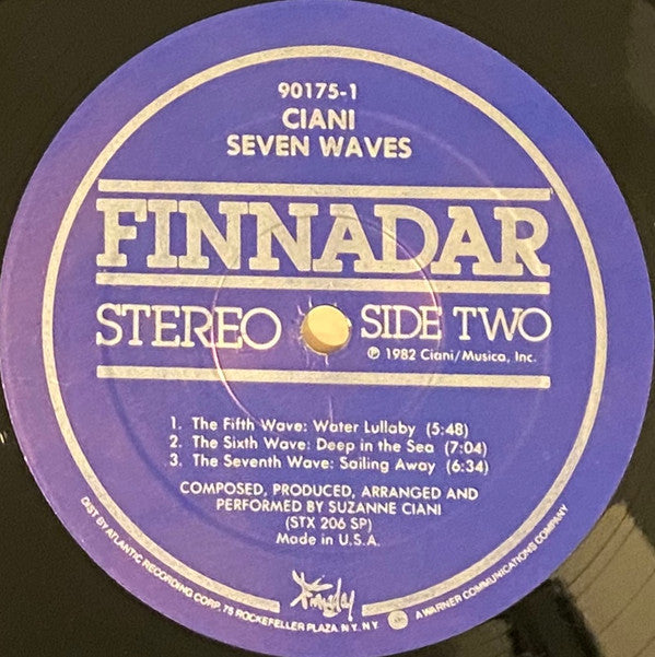 Suzanne Ciani : Seven Waves (LP, Album)
