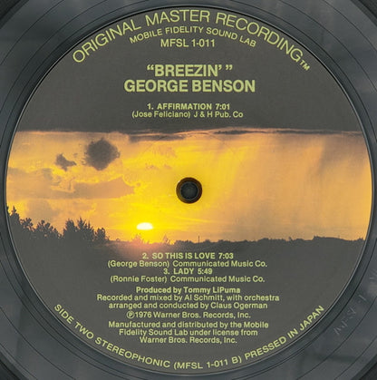 George Benson : Breezin' (LP, Album, Ltd, RE, RM)