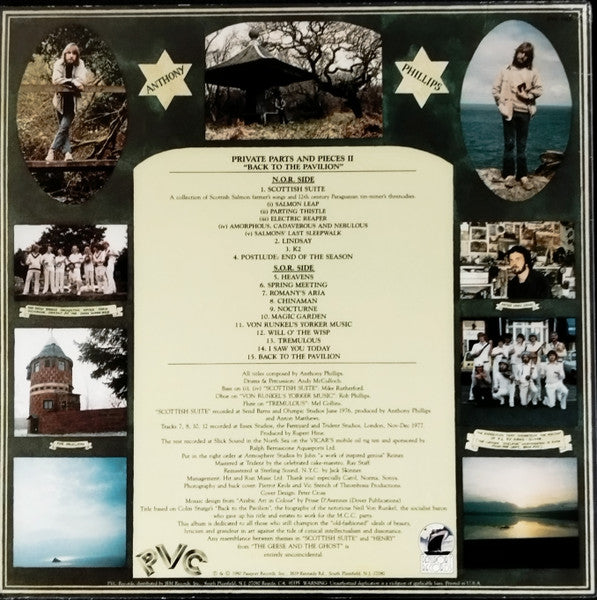 Anthony Phillips : Private Parts & Pieces II: Back To The Pavilion (LP, Album, Blu)