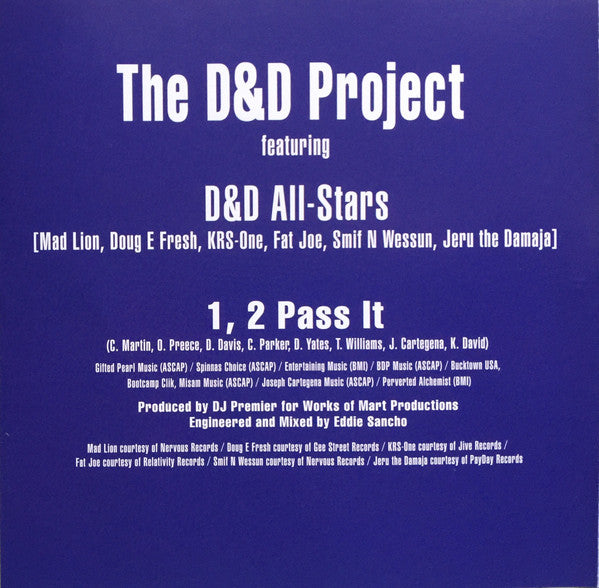The D&D All-Stars* / Big C (3) : 1, 2 Pass It / Look Alive (CD, Maxi)