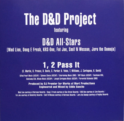 The D&D All-Stars* / Big C (3) : 1, 2 Pass It / Look Alive (CD, Maxi)