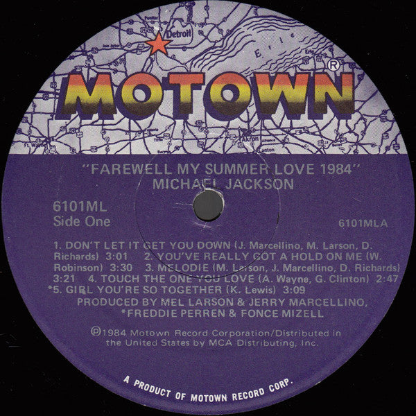 Michael Jackson : Farewell My Summer Love 1984 (LP, Album)