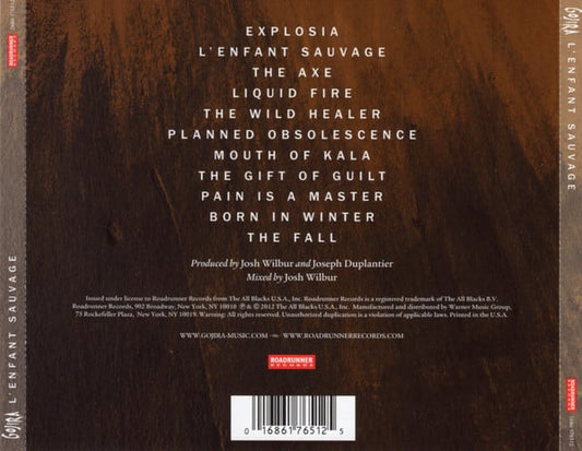 Gojira (2) : L'Enfant Sauvage (CD, Album)