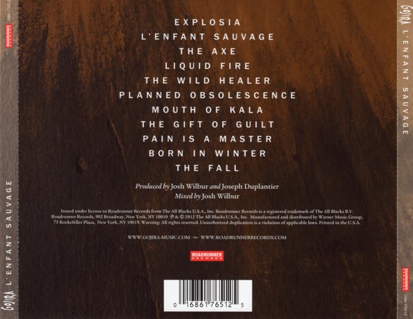 Gojira (2) : L'Enfant Sauvage (CD, Album)