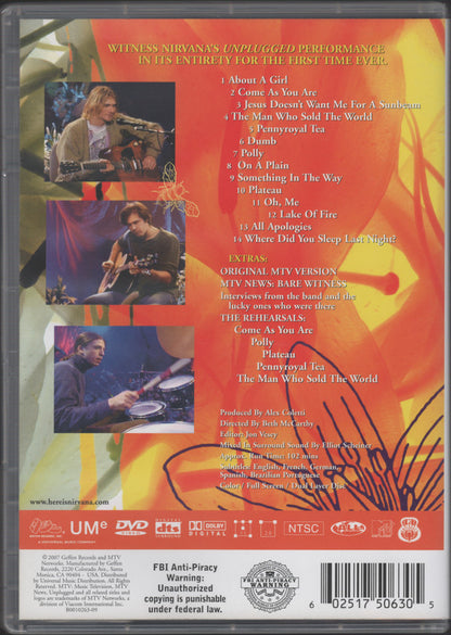 Nirvana : MTV Unplugged In New York (DVD-V, NTSC)