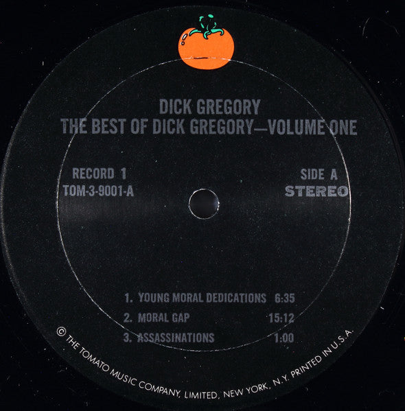 Dick Gregory : The Best Of Dick Gregory - Volume One (3xLP, Comp, Mon)