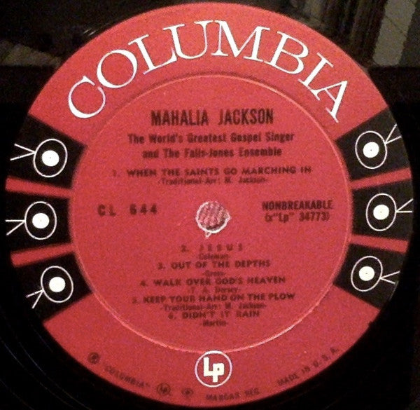 Mahalia Jackson : The World's Greatest Gospel Singer (LP, Album, Mono, RE)