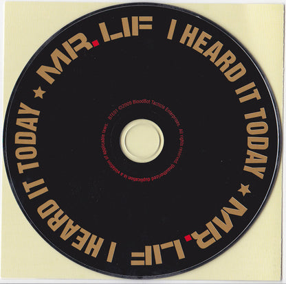 Mr. Lif : I Heard It Today (CD, Album)