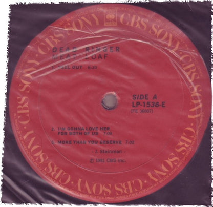 Meat Loaf : Dead Ringer (LP, Album)