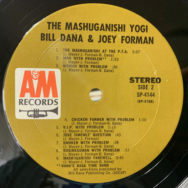 Bill Dana & Joey Forman : The Mashuganishi Yogi (LP, Mon)