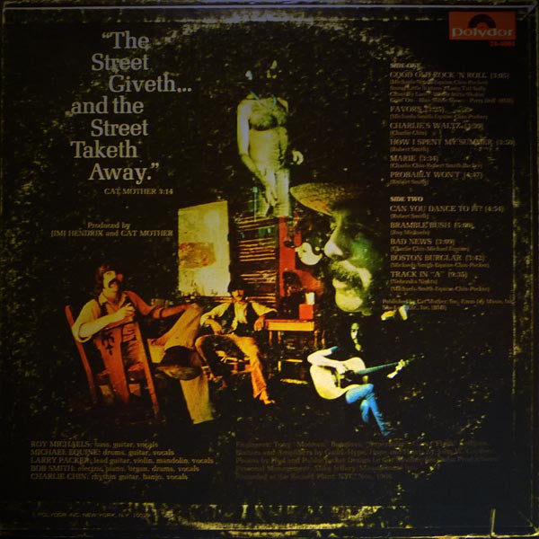 Cat Mother And The All Night Newsboys* : The Street Giveth.. And The Street Taketh Away (LP, Album, Son)