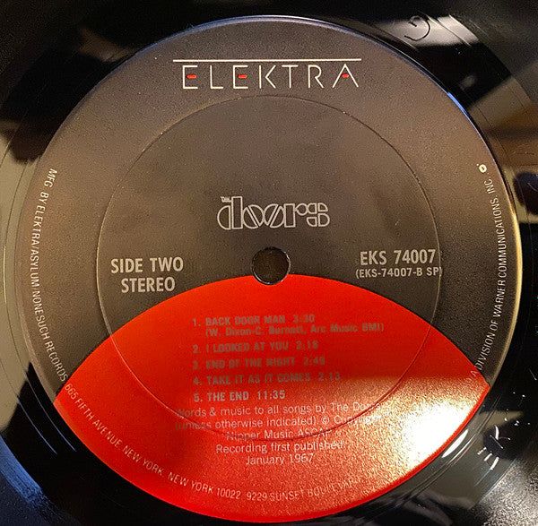 The Doors : The Doors (LP, Album, Club, RE)