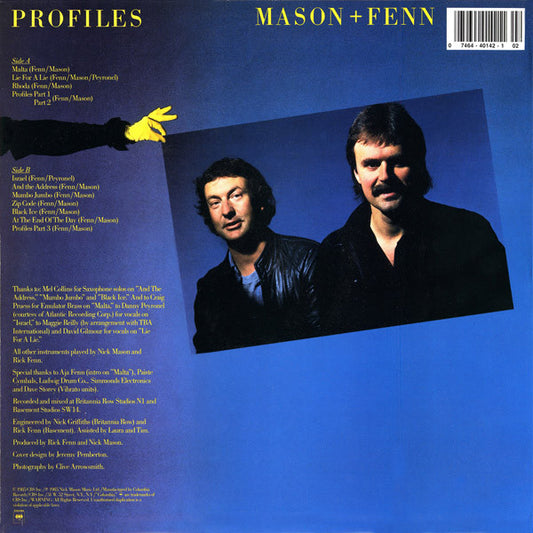 Mason* + Fenn* : Profiles (LP, Album, Pit)