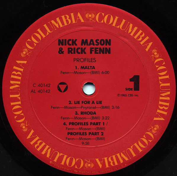 Mason* + Fenn* : Profiles (LP, Album, Pit)