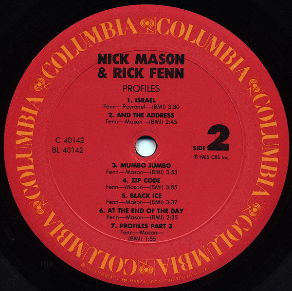 Mason* + Fenn* : Profiles (LP, Album, Pit)