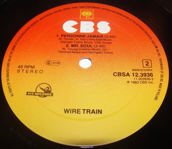 Wire Train : Chamber Of Hellos (12", Maxi)