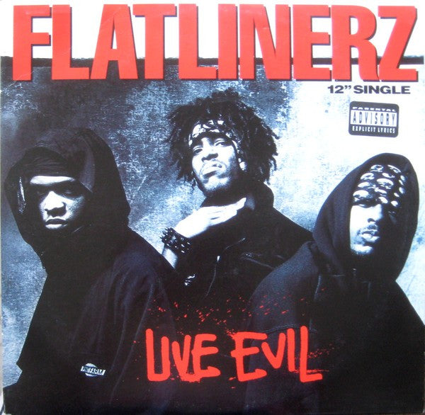 Flatlinerz (2) : Live Evil (12", Single, Promo)