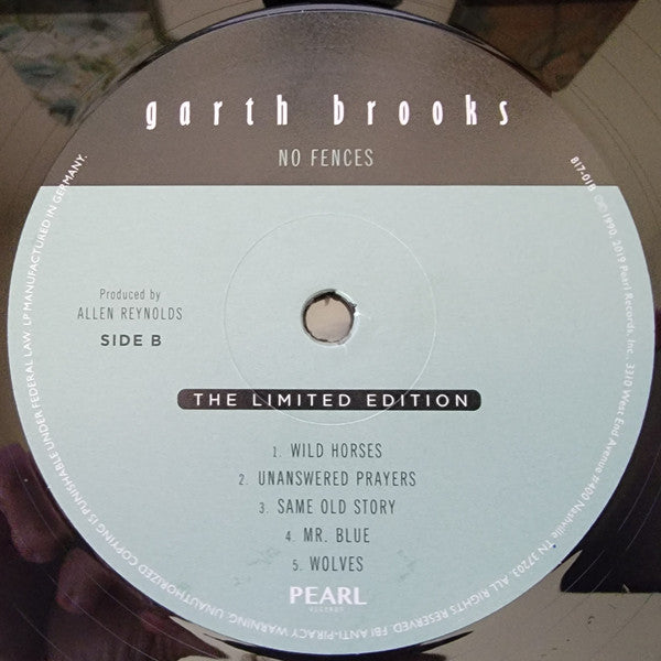 Garth Brooks : No Fences (LP, Album, Ltd, RE)