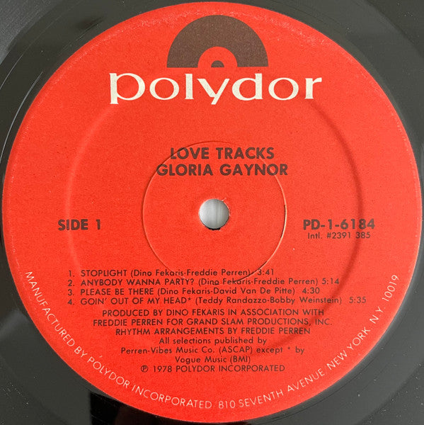 Gloria Gaynor : Love Tracks (LP, Album, RP, Spe)