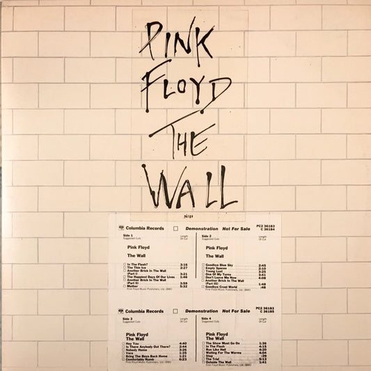 Pink Floyd : The Wall (2xLP, Album, Promo, Pit)