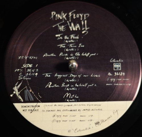 Pink Floyd : The Wall (2xLP, Album, Promo, Pit)
