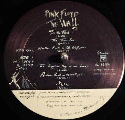 Pink Floyd : The Wall (2xLP, Album, Promo, Pit)