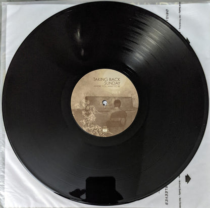 Taking Back Sunday : Where You Want To Be (LP, Album, RE, RP)